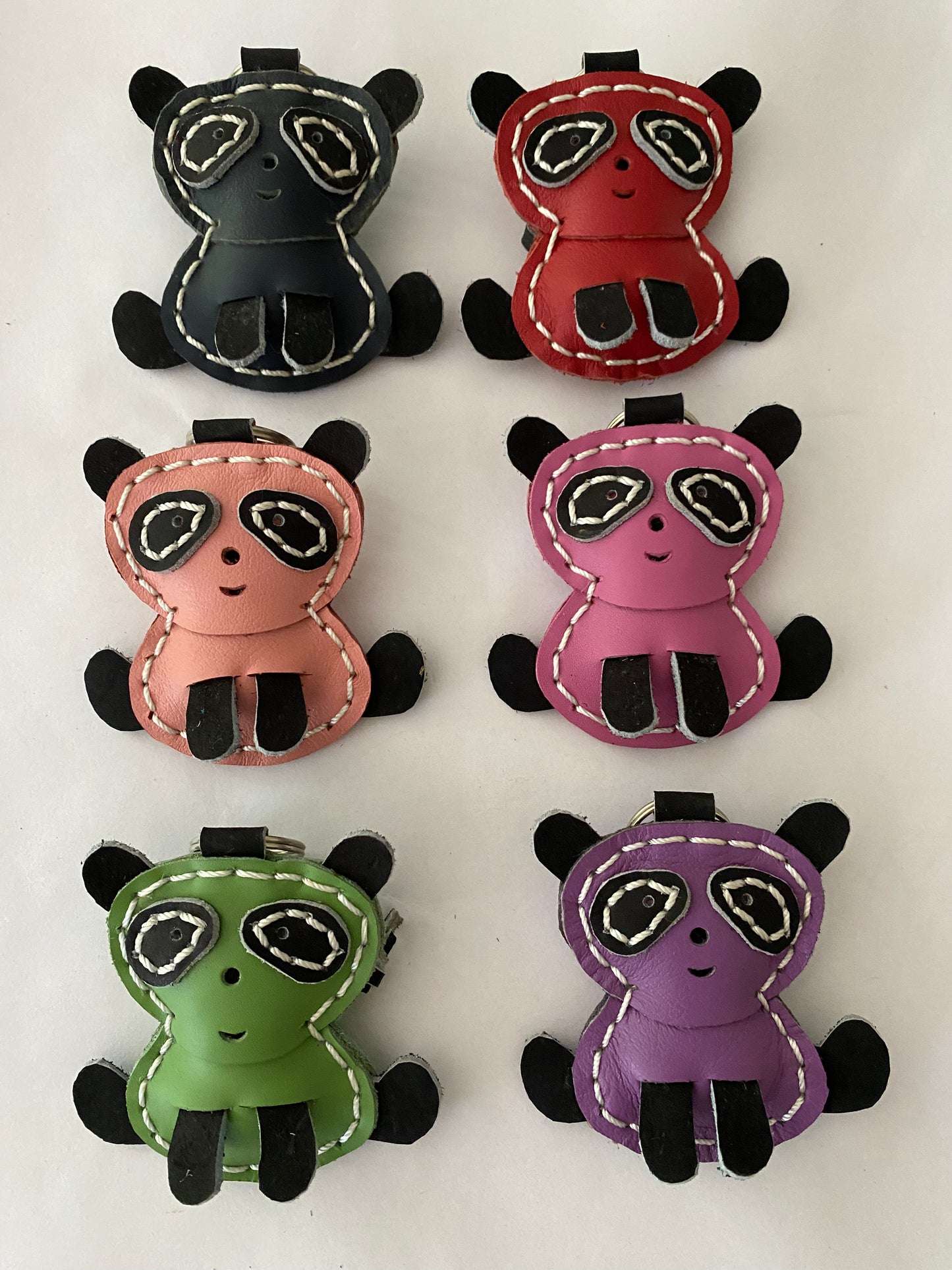 No. 523 Keychain Colored Panda