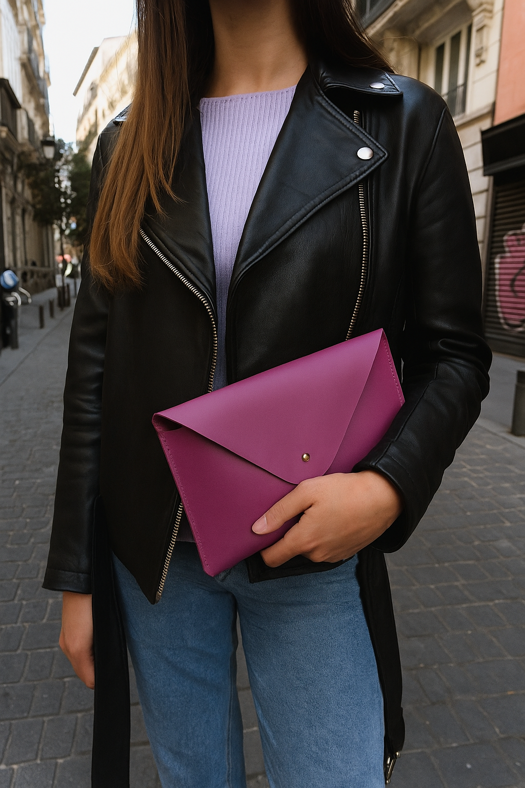 #491 Envelope clutch